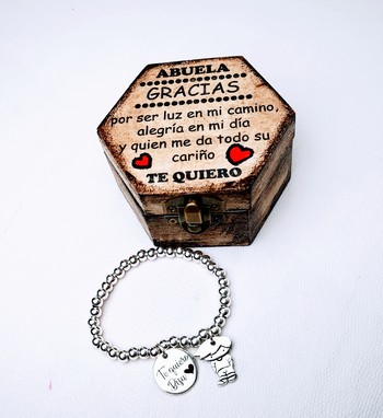 pulsera acero mujer