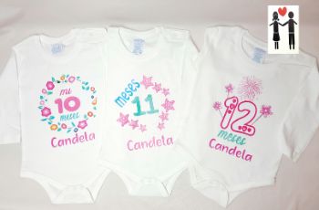 pack body bebé cumple mes