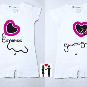 Bodys para gemelas, estamos conectadas