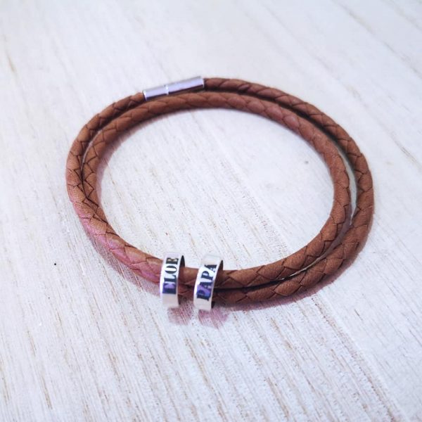 pulsera aros hombre cierre fino - Imagen 9