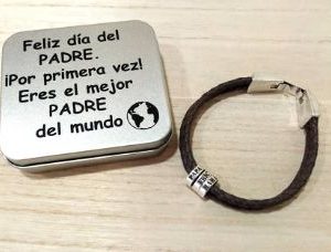 pulsera aros hombre