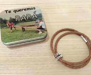 pulsera aros hombre cierre fino