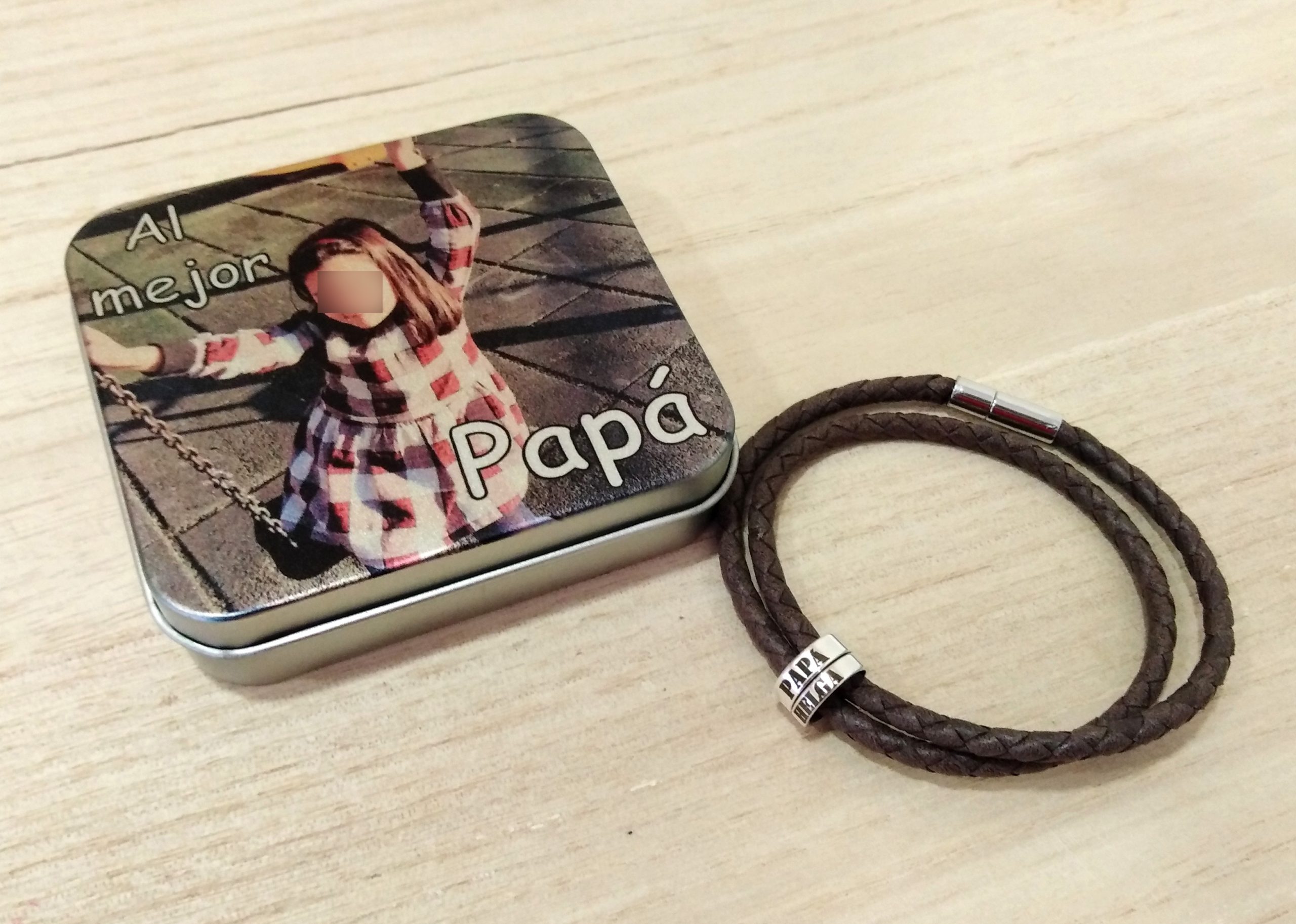 pulsera aros hombre cierre fino - Imagen 6