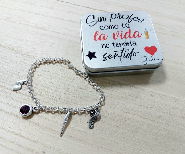 Pulsera abalorios y cristal Swarosky - Imagen 6