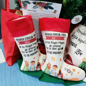 Calcetín Navidad Reyes Magos