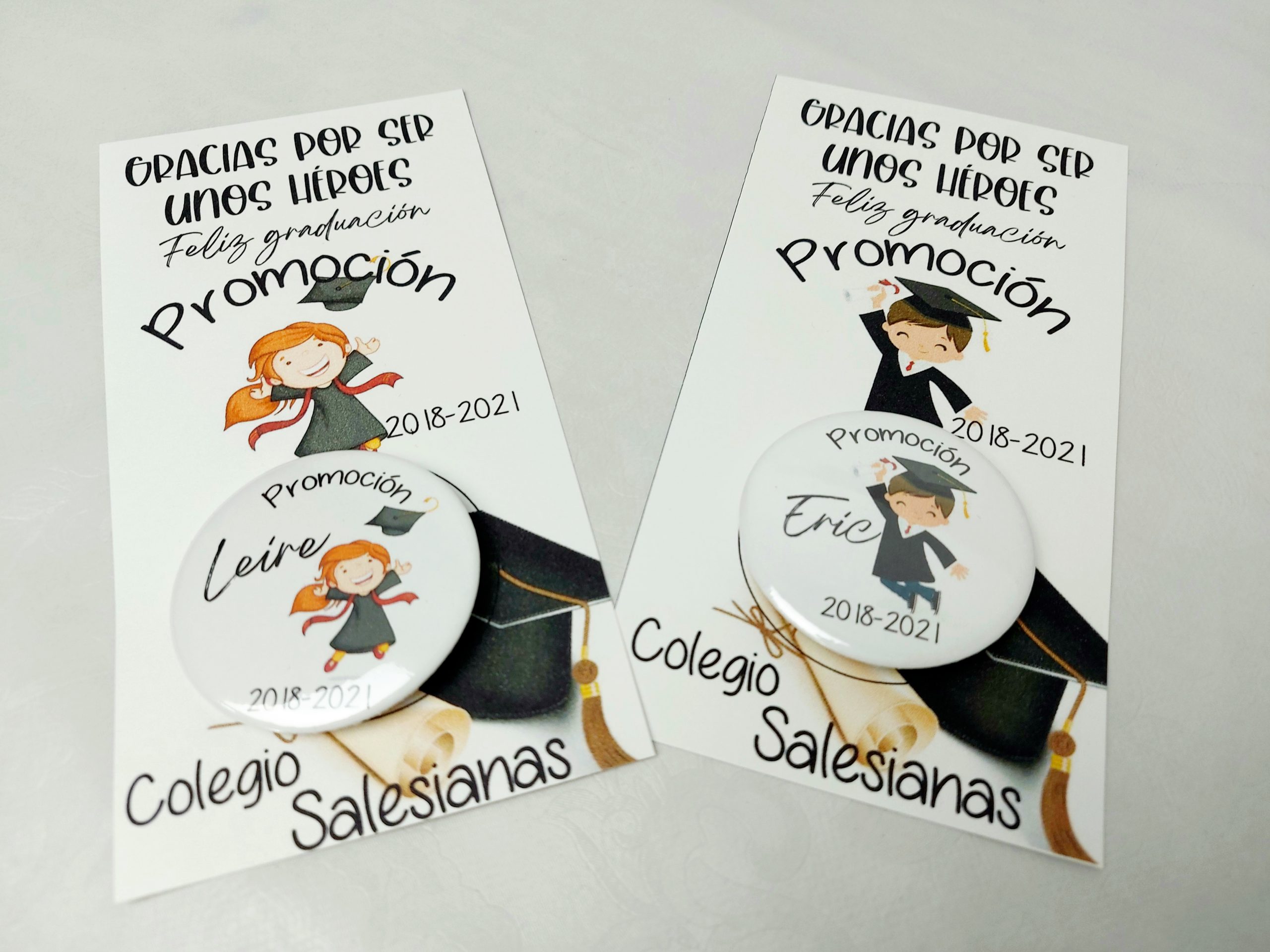 Chapas graduación