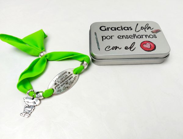 Pulsera lycra y chapa oval - Imagen 7
