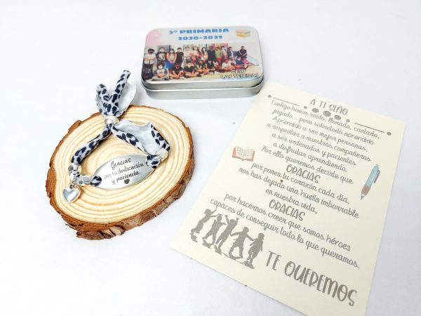 Pulsera lycra y chapa oval - Imagen 5