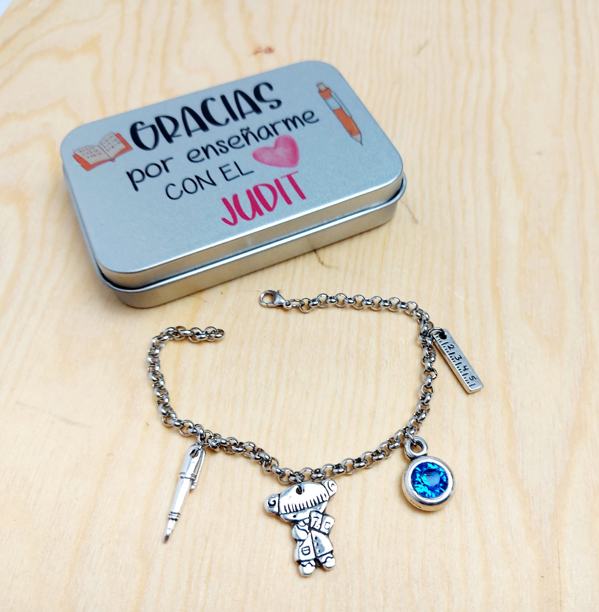 Pulsera abalorios y cristal Swarosky - Imagen 2