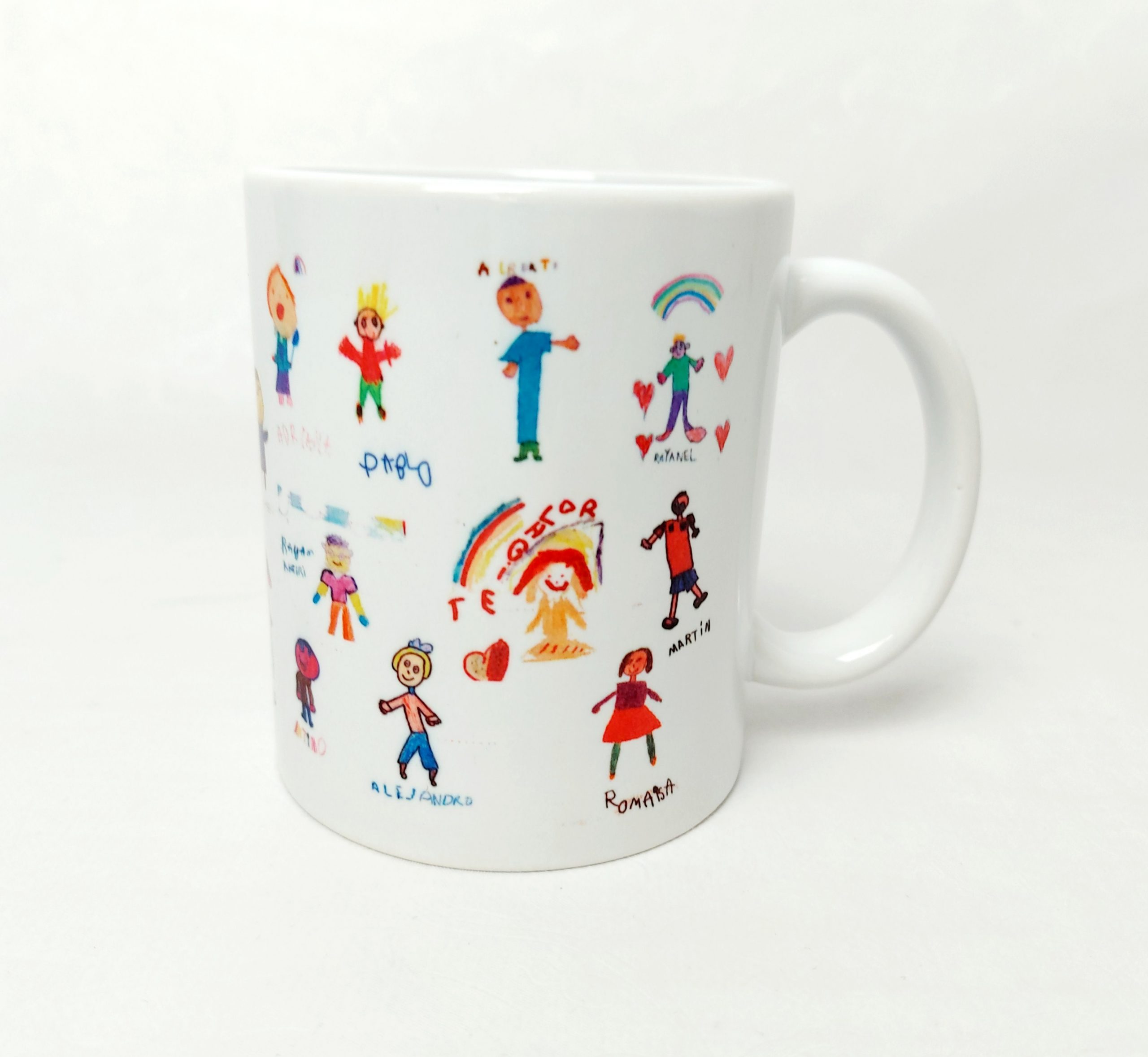 Tazas seño dibujo niños