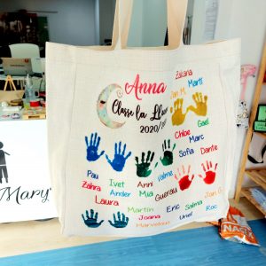 Bolsa lino 48 x 38cm manos