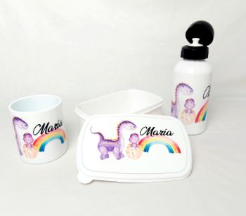 CONJUNTO DINOSAURIO LILA - Imagen 2