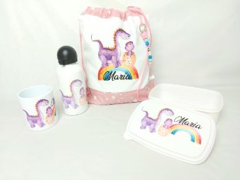 CONJUNTO DINOSAURIO LILA - Imagen 3