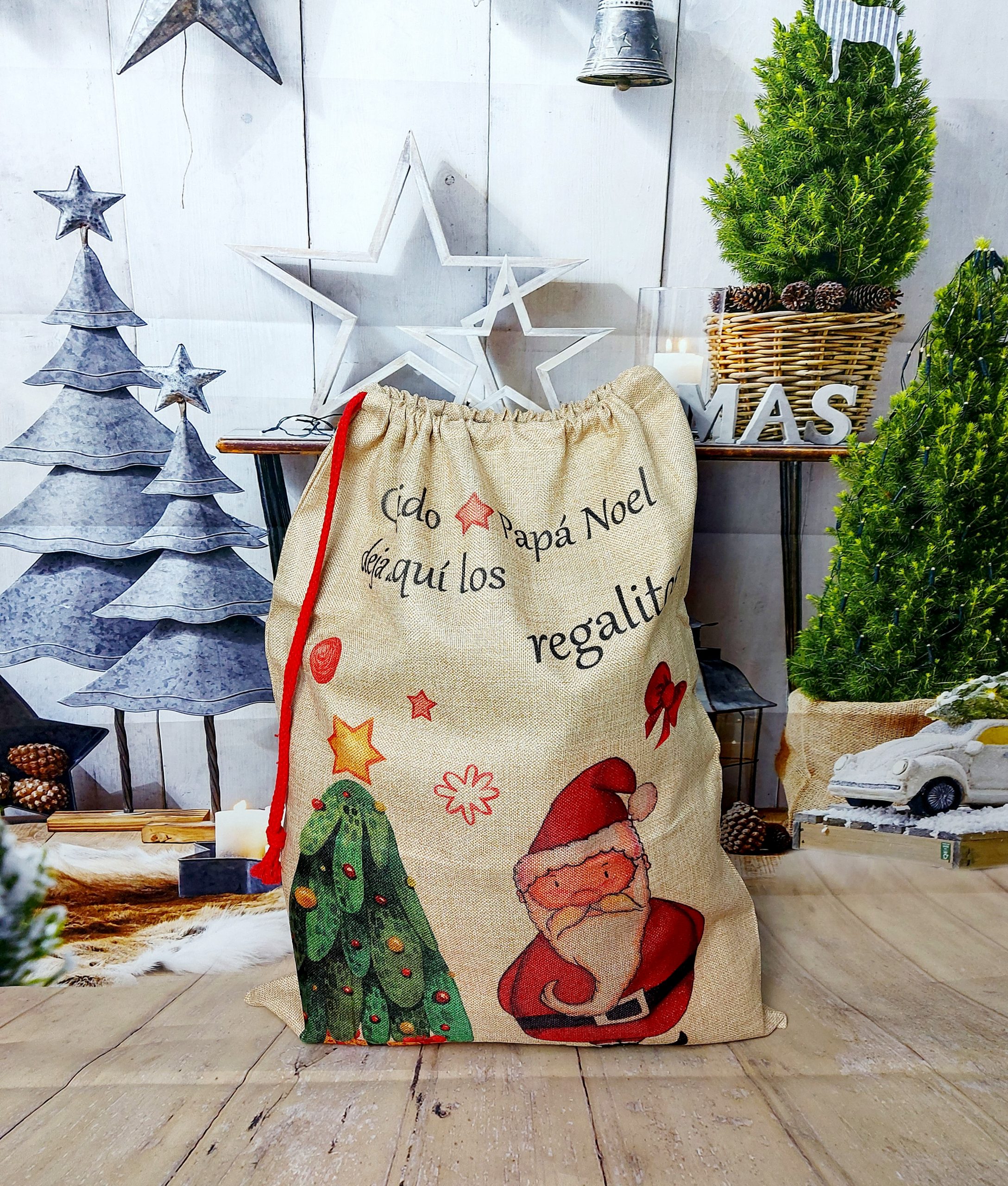 Saco Navidad Papá Noel XL - Imagen 3