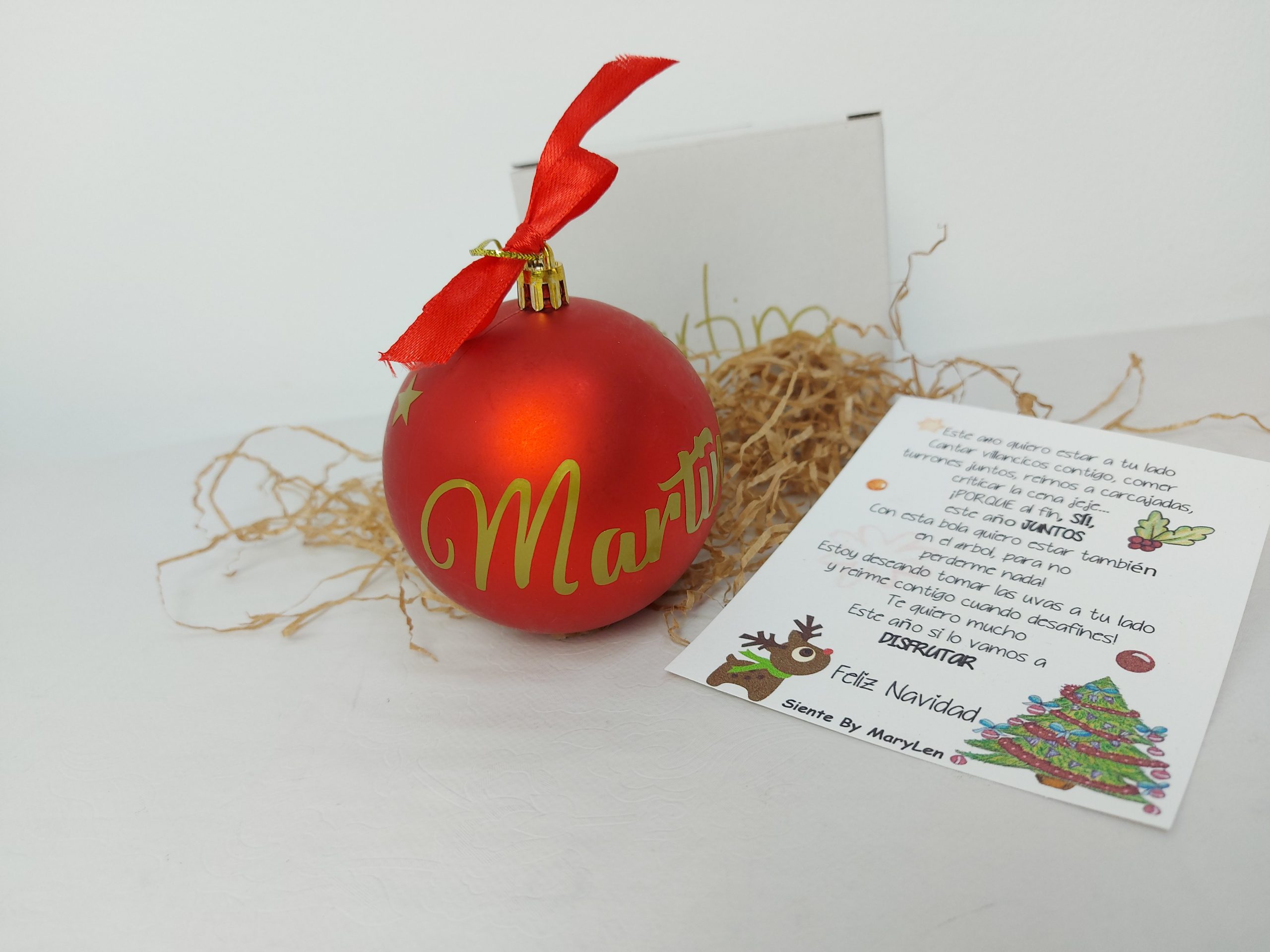 Bola navidad con nombre - Imagen 6