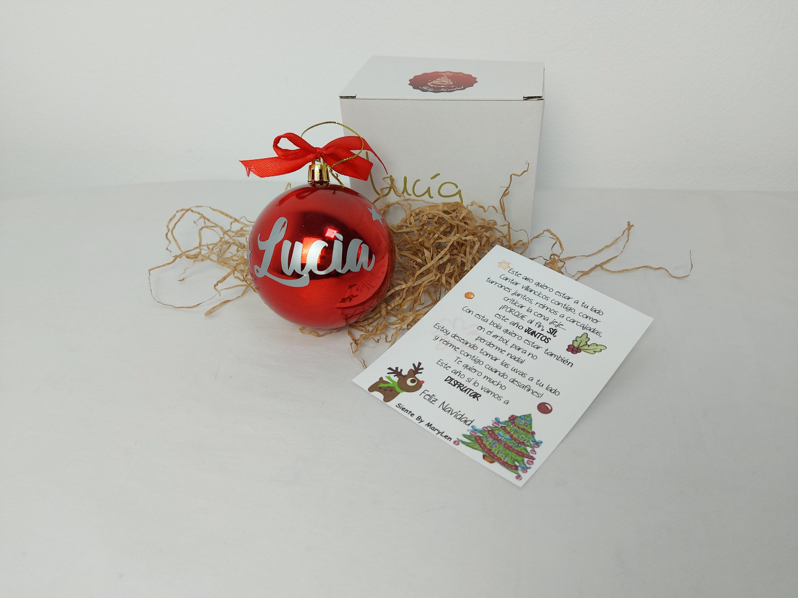 Bola navidad con nombre - Imagen 7