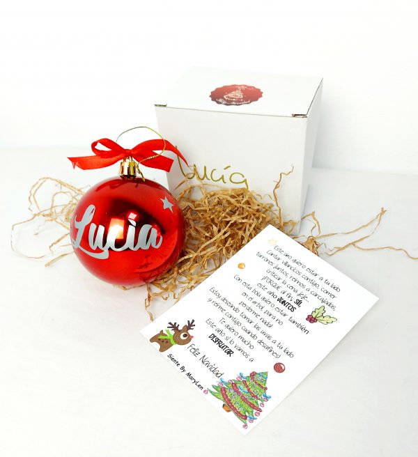Bola navidad con nombre - Imagen 8