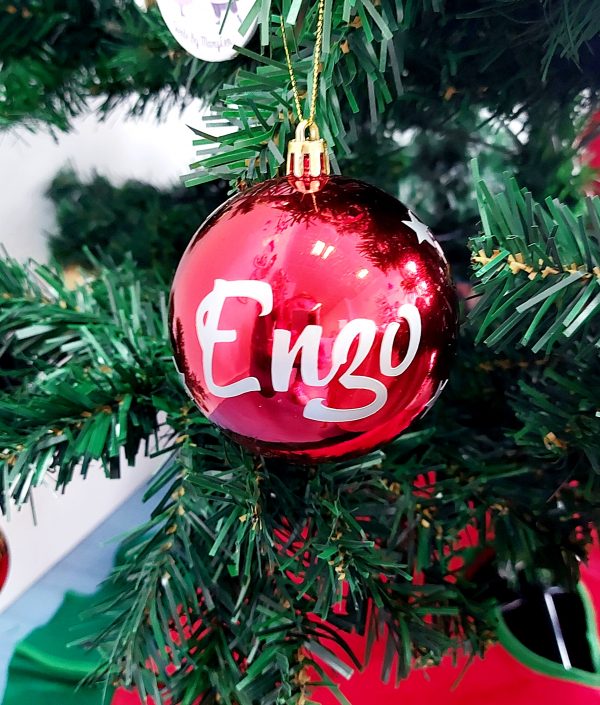 Bola navidad con nombre - Imagen 4