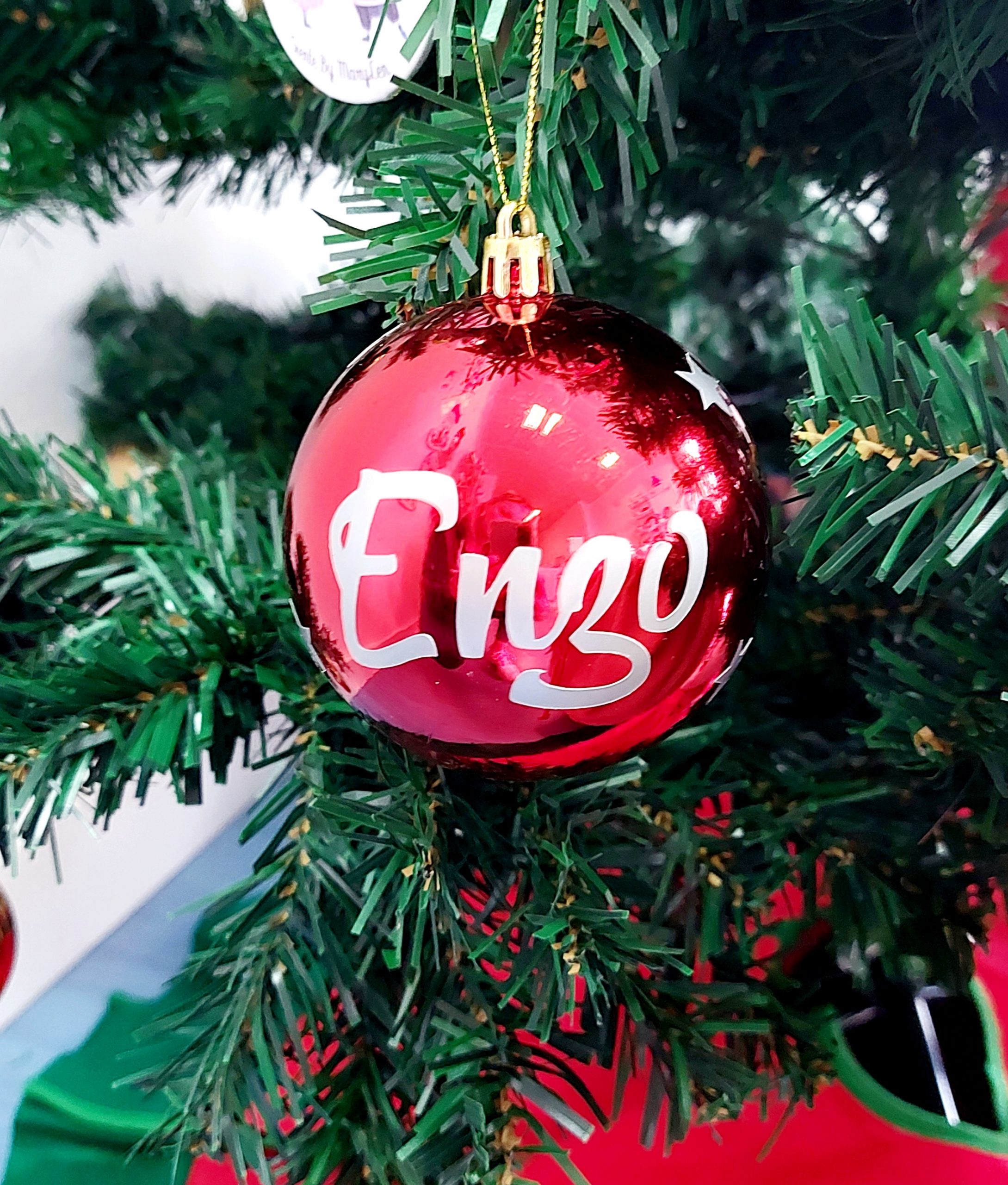 Bola navidad con nombre - Imagen 4