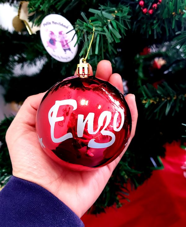 Bola navidad con nombre - Imagen 5