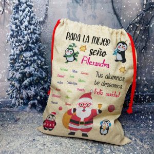 Saco Navidad Papá Noel XL Seño
