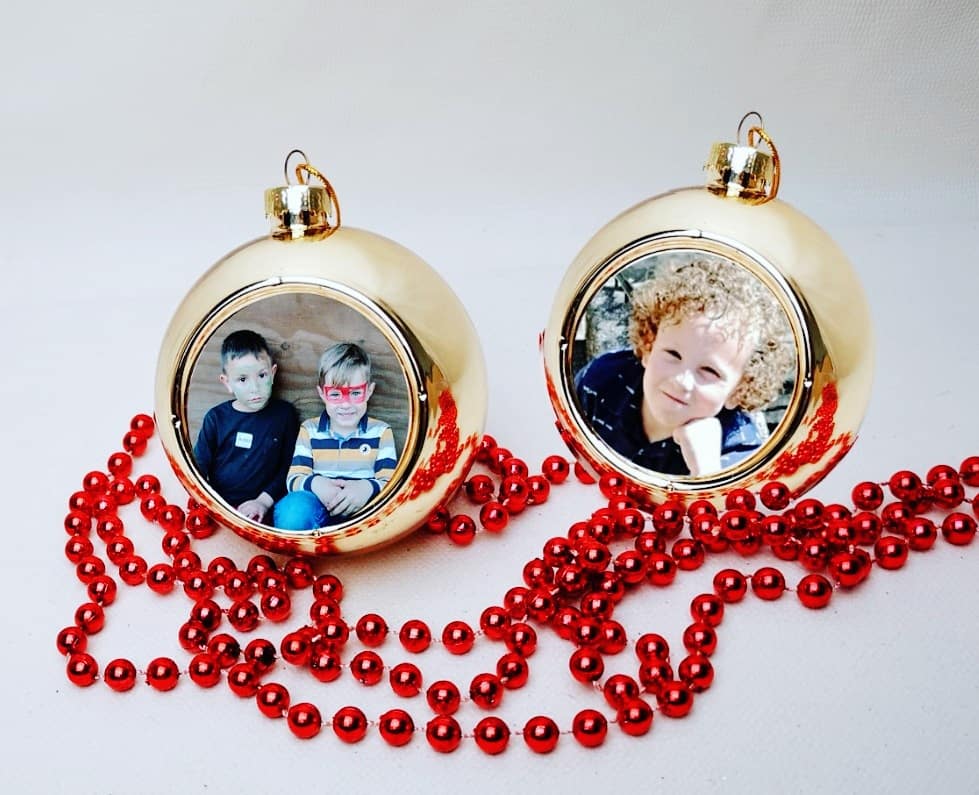 Bola navidad con foto - Imagen 3