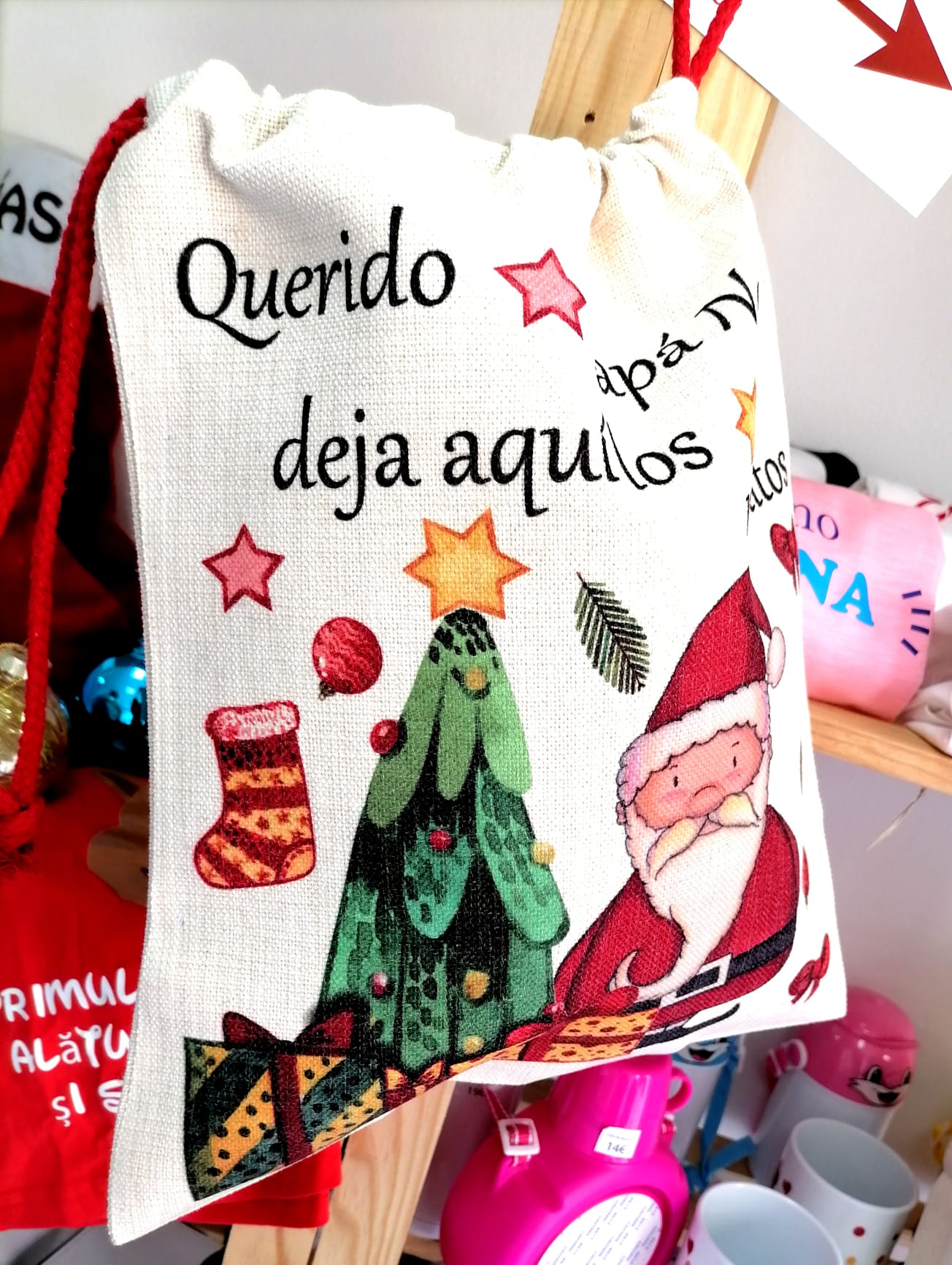 Saco Navidad Papá Noel - Imagen 6