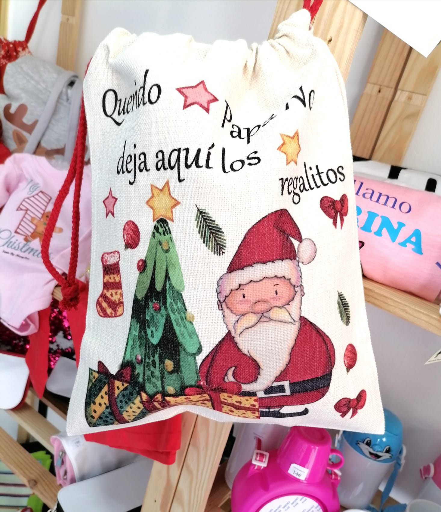 Saco Navidad Papá Noel - Imagen 2