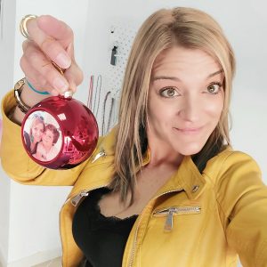 Bola navidad con foto