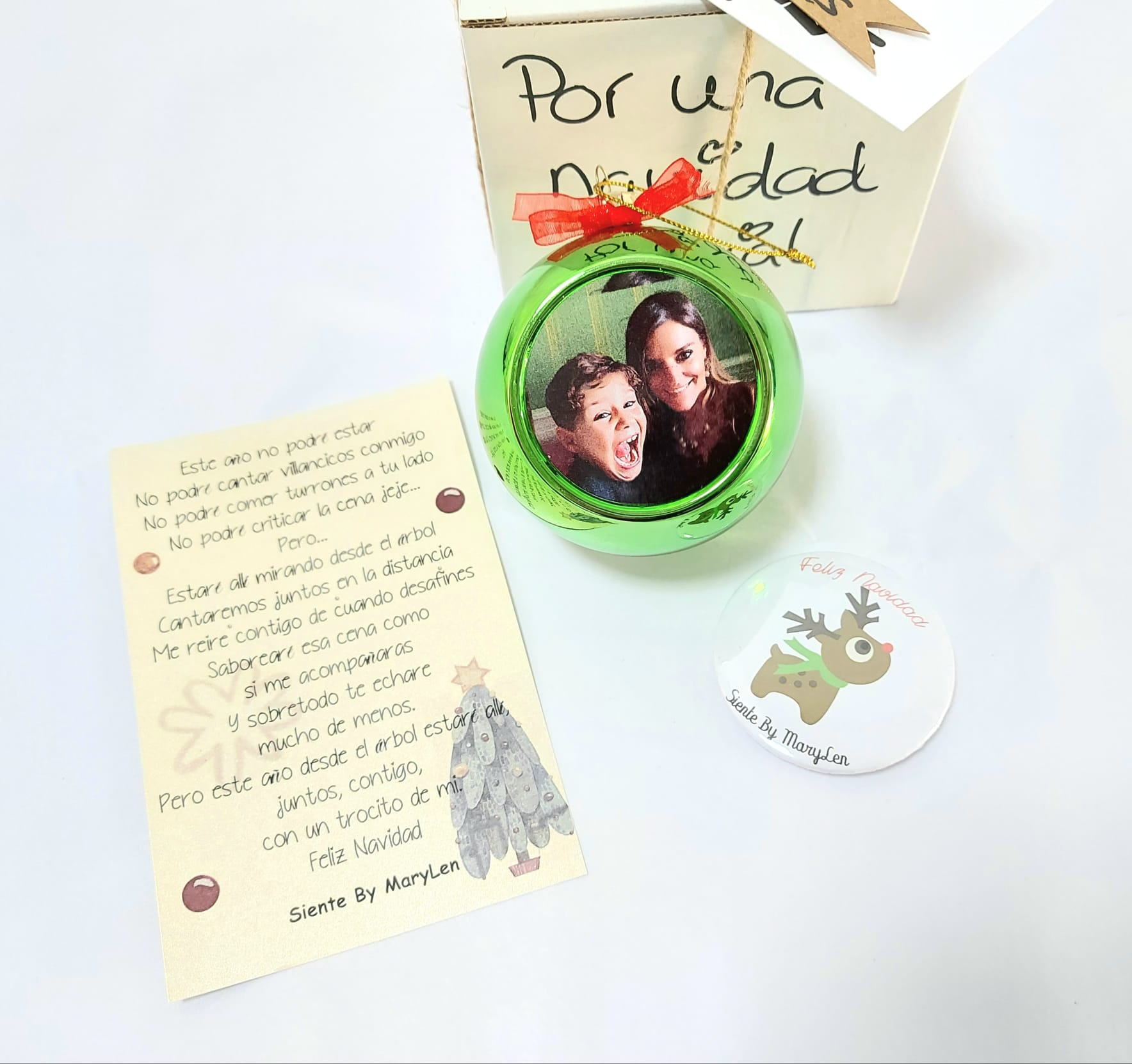 Bola navidad con foto - Imagen 6