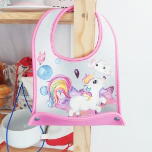 Babero neopreno recogemigas unicornio