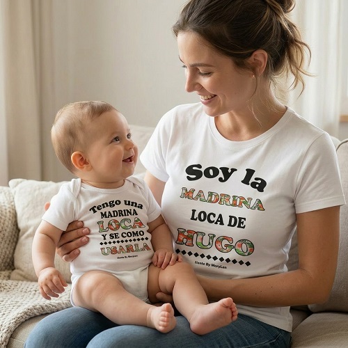 camiseta y body a juego original