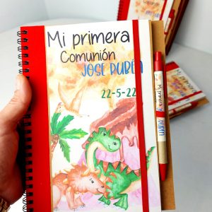 Libreta con bolígrafo