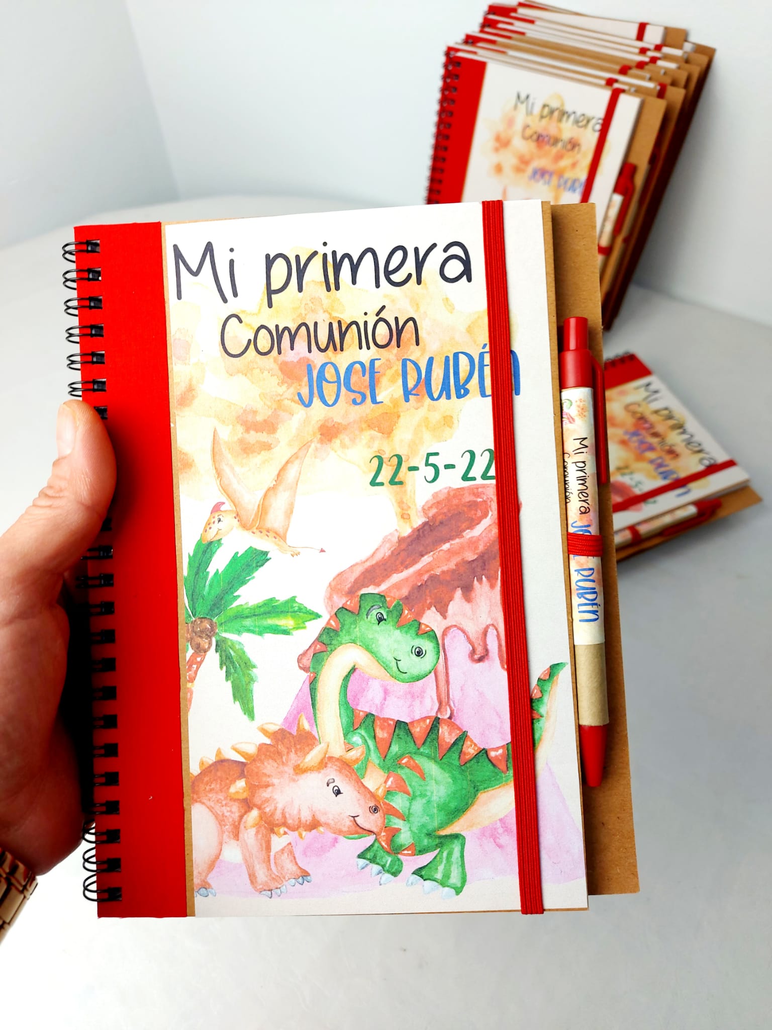 Libreta con bolígrafo