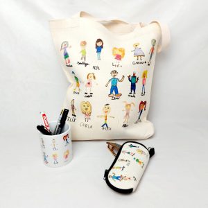 Bolsa lino 36x 39 cm