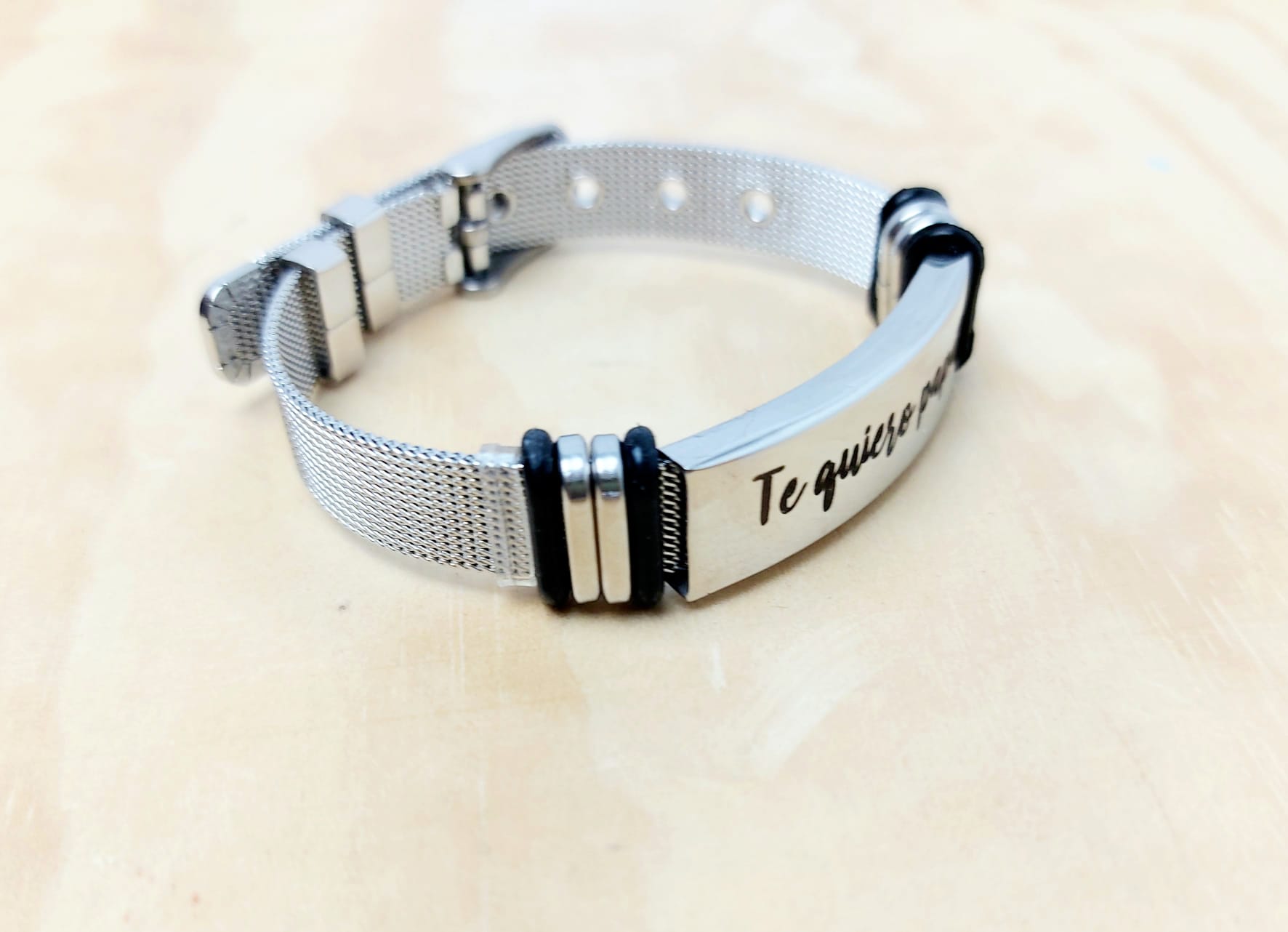 Pulsera malla acero - Imagen 2