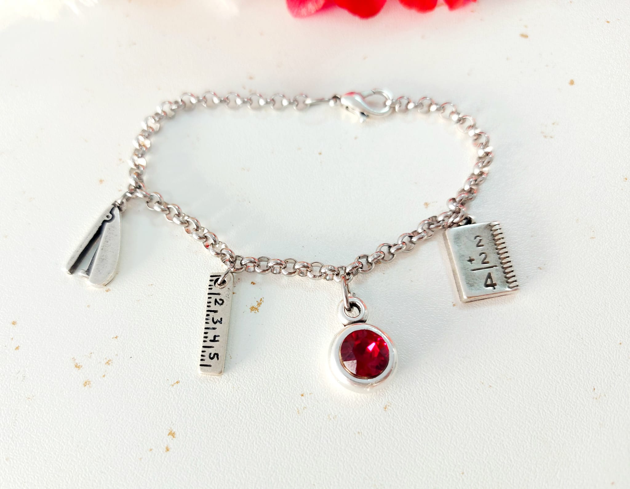 Pulsera abalorios y cristal Swarosky - Imagen 3