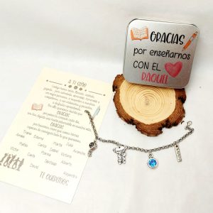 Pulsera abalorios y cristal Swarosky