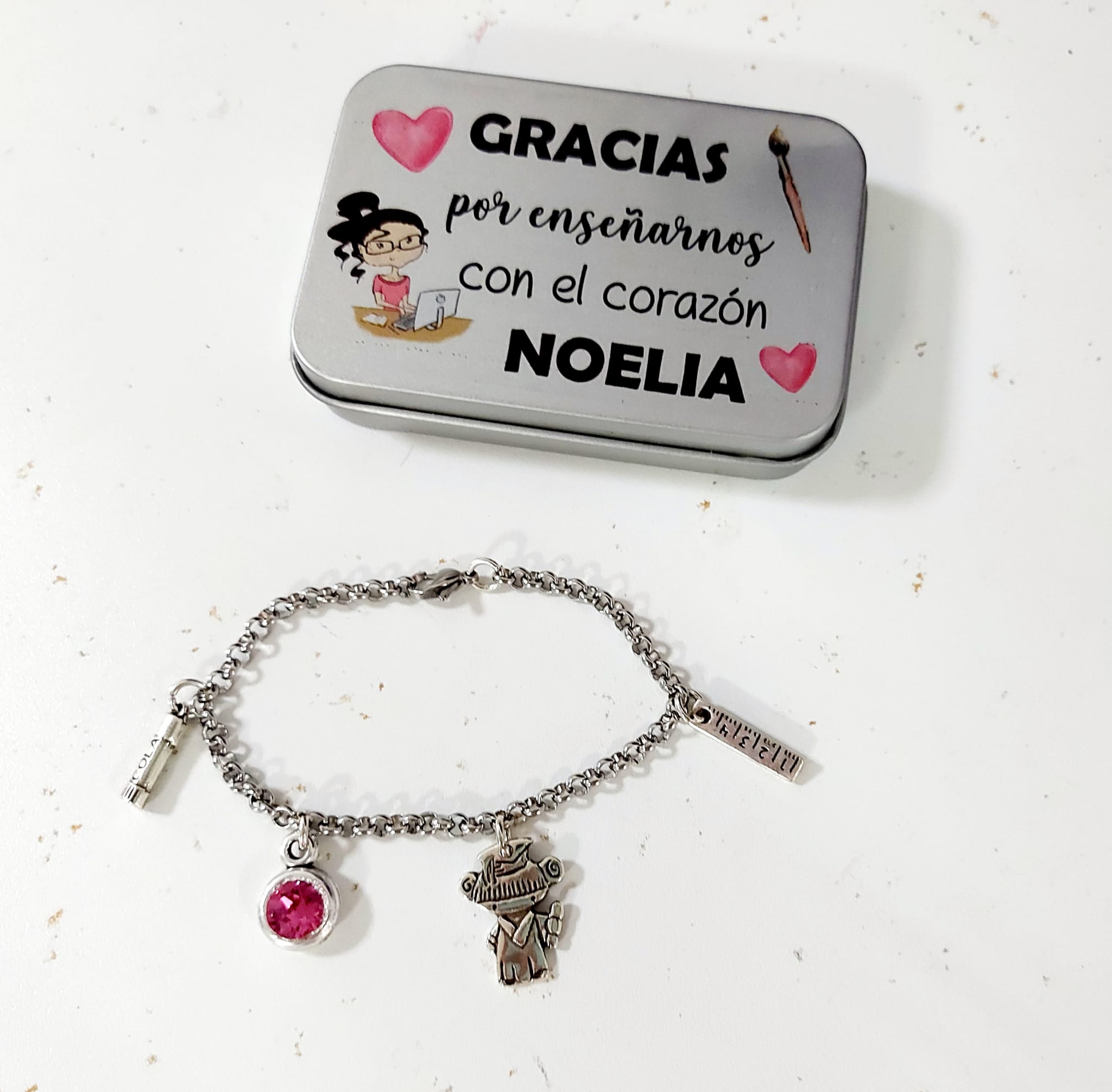 Pulsera abalorios y cristal Swarosky - Imagen 5