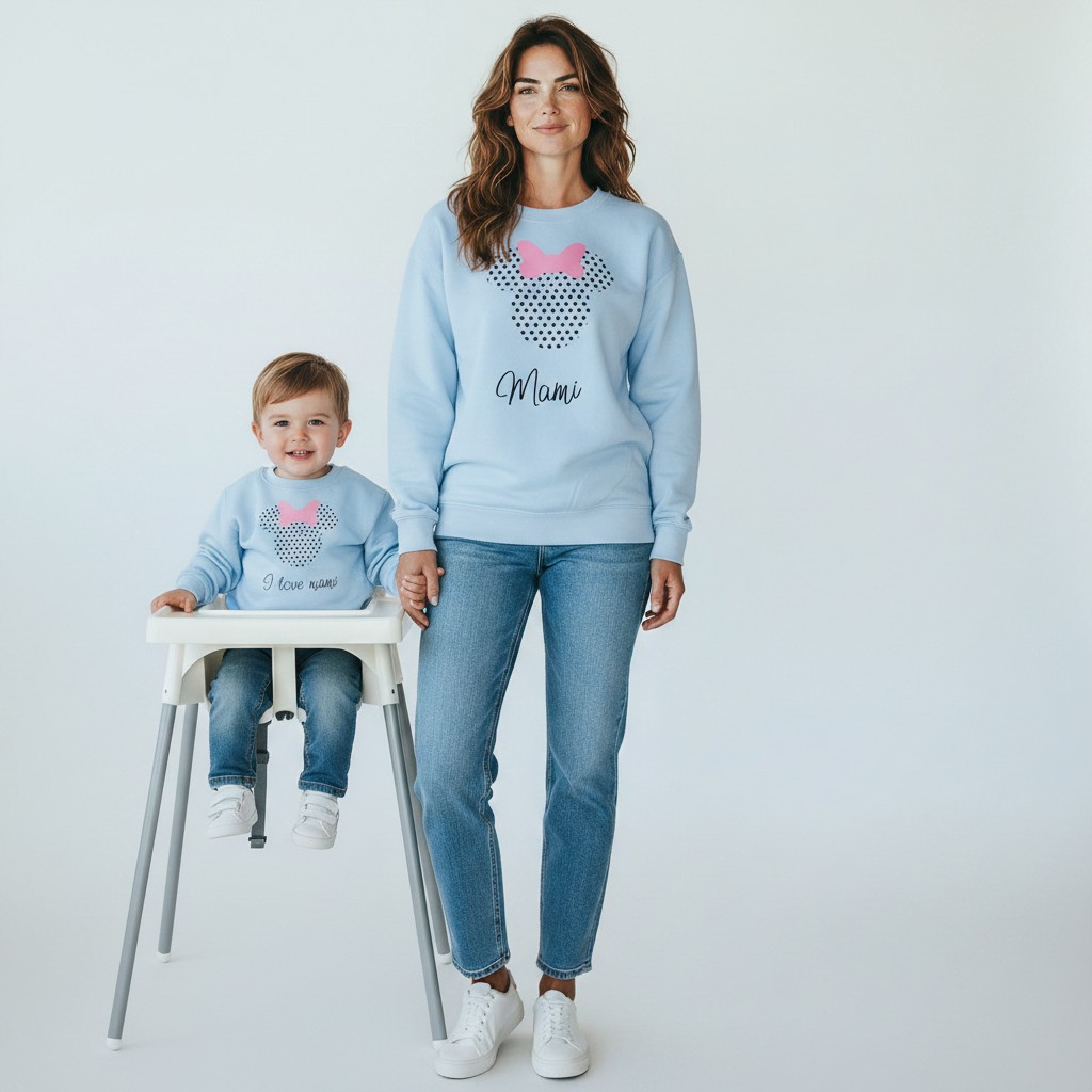 sudadera minie mama e hijo
