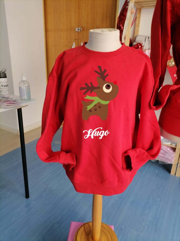 Sudadera reno niño