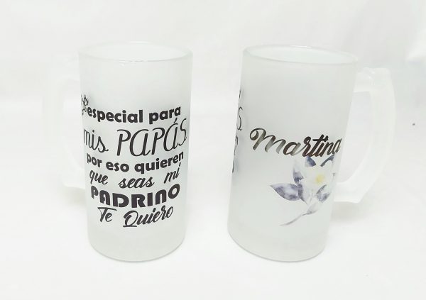 Jarra cerveza cristal esmerilado - Imagen 2