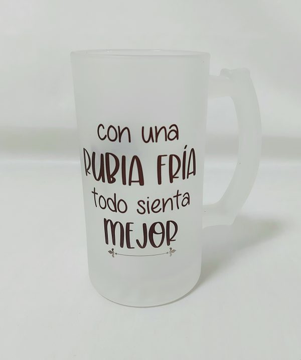 Jarra cerveza cristal esmerilado - Imagen 15
