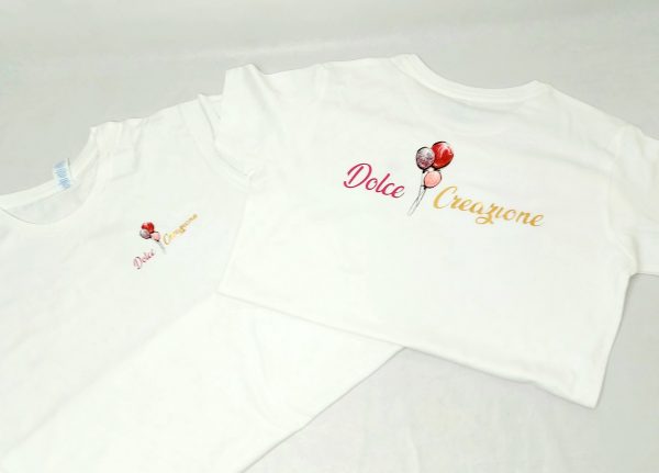 Camisetas blanca, logo. pack 10 unid. - Imagen 4