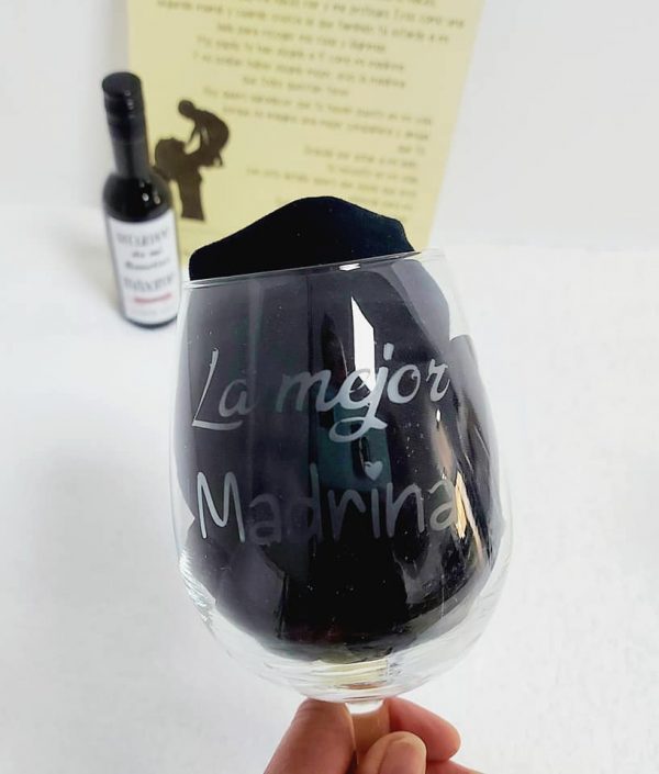 Copa vino con lámina - Imagen 2