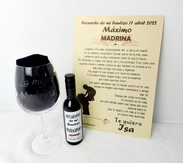 Copa vino con lámina - Imagen 4