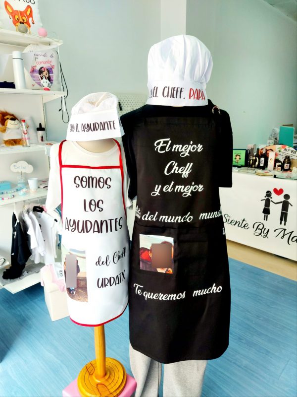 Delantal el mejor cheff negro - Imagen 4