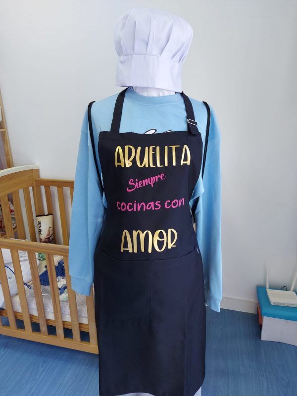 Delantal abuelita cocinas con amor - Imagen 2