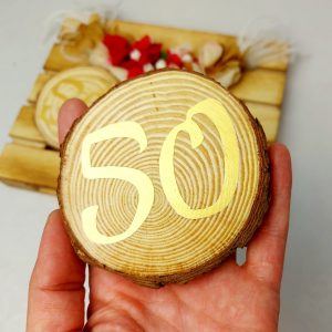 Posavasos de pino