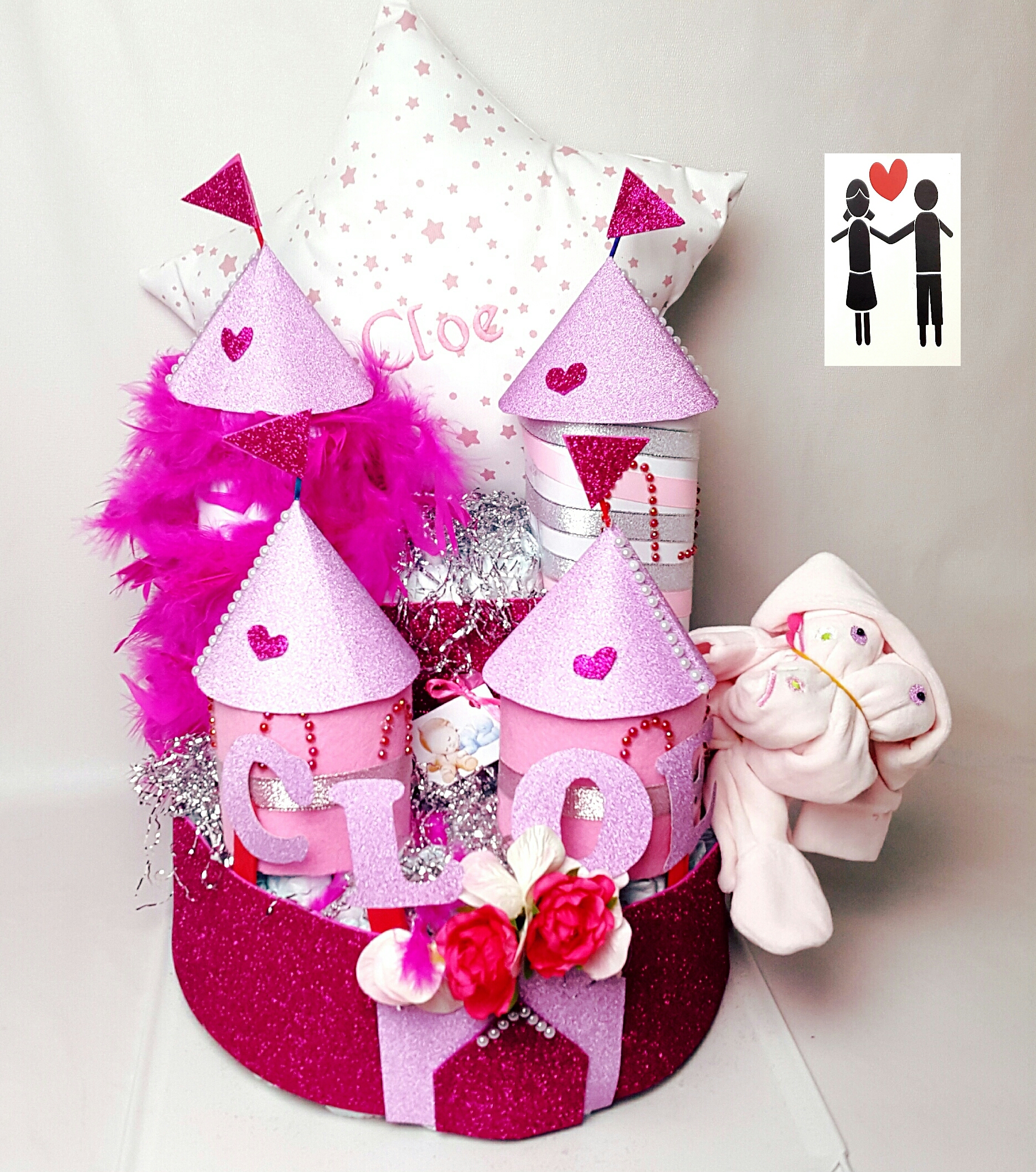 Tarta de Pañales Castillo - Imagen 2